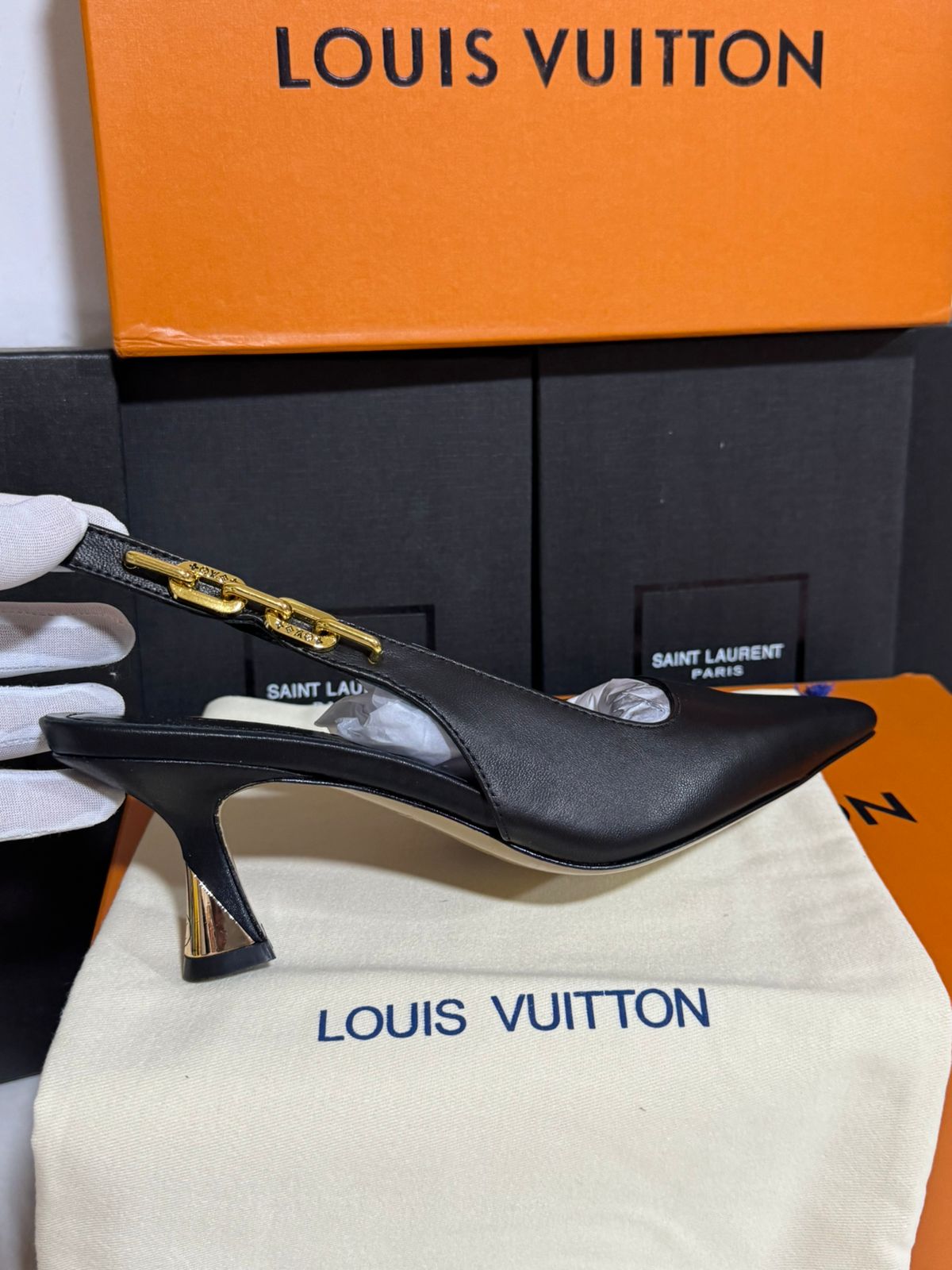 Sandale Louis Vuitton en Vrai Cuir