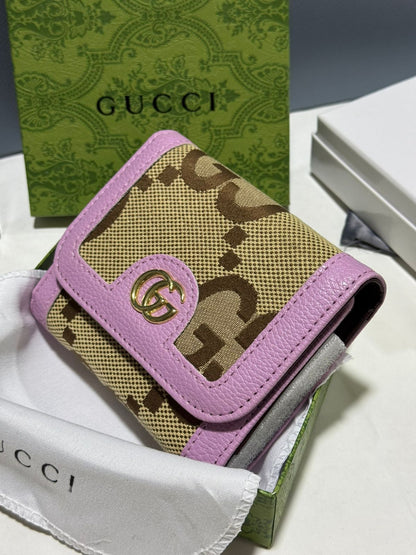Porte Feuille Gucci en Cuir Avec Boite