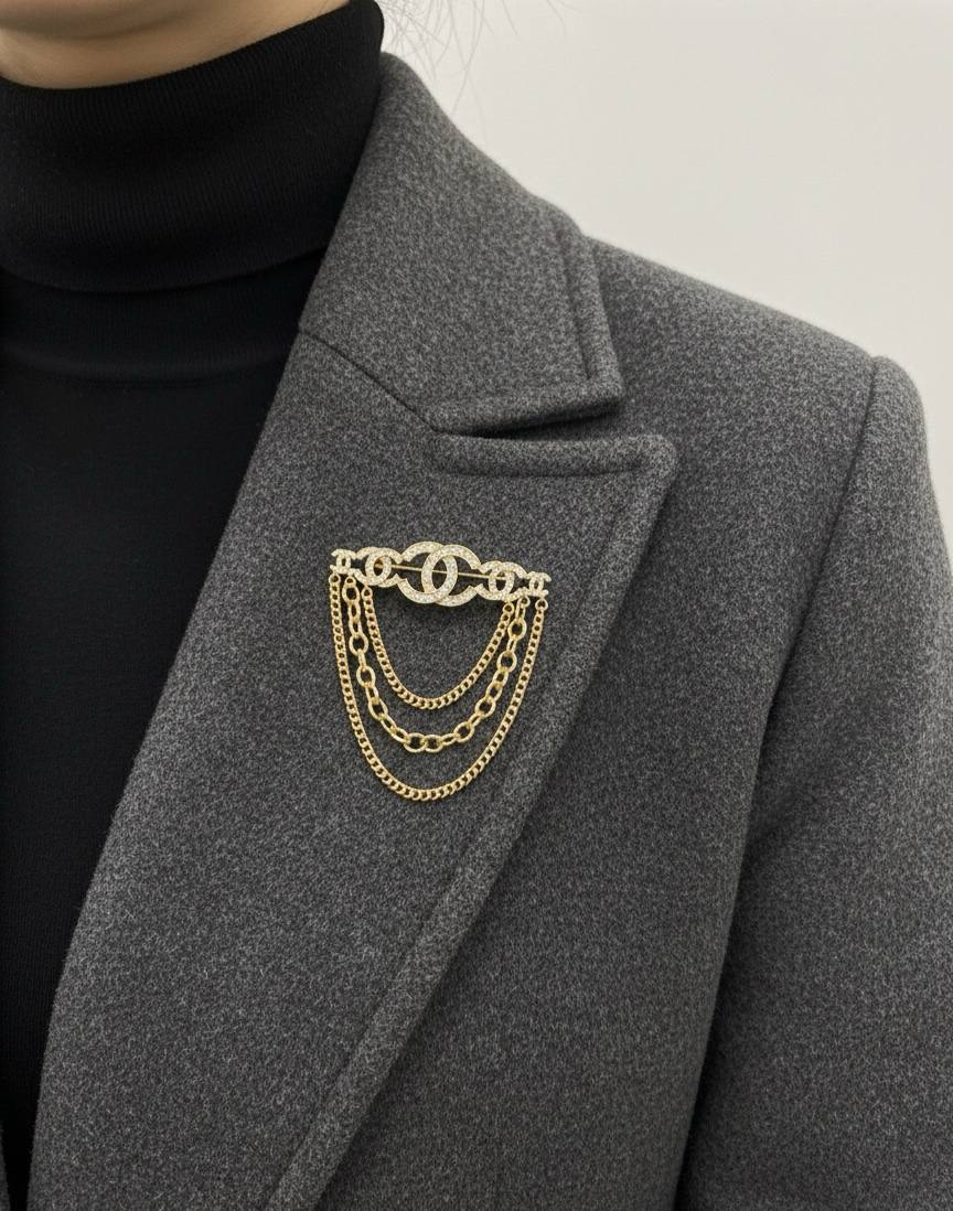 Broche Master Chanel Inoxydable