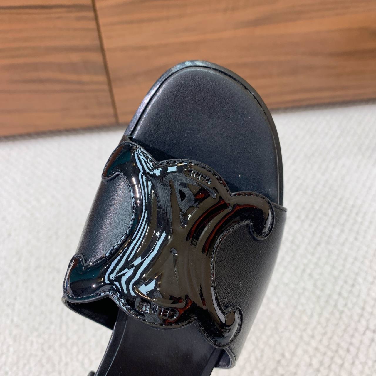 Sandale Cèline en Cuir Demi tallon