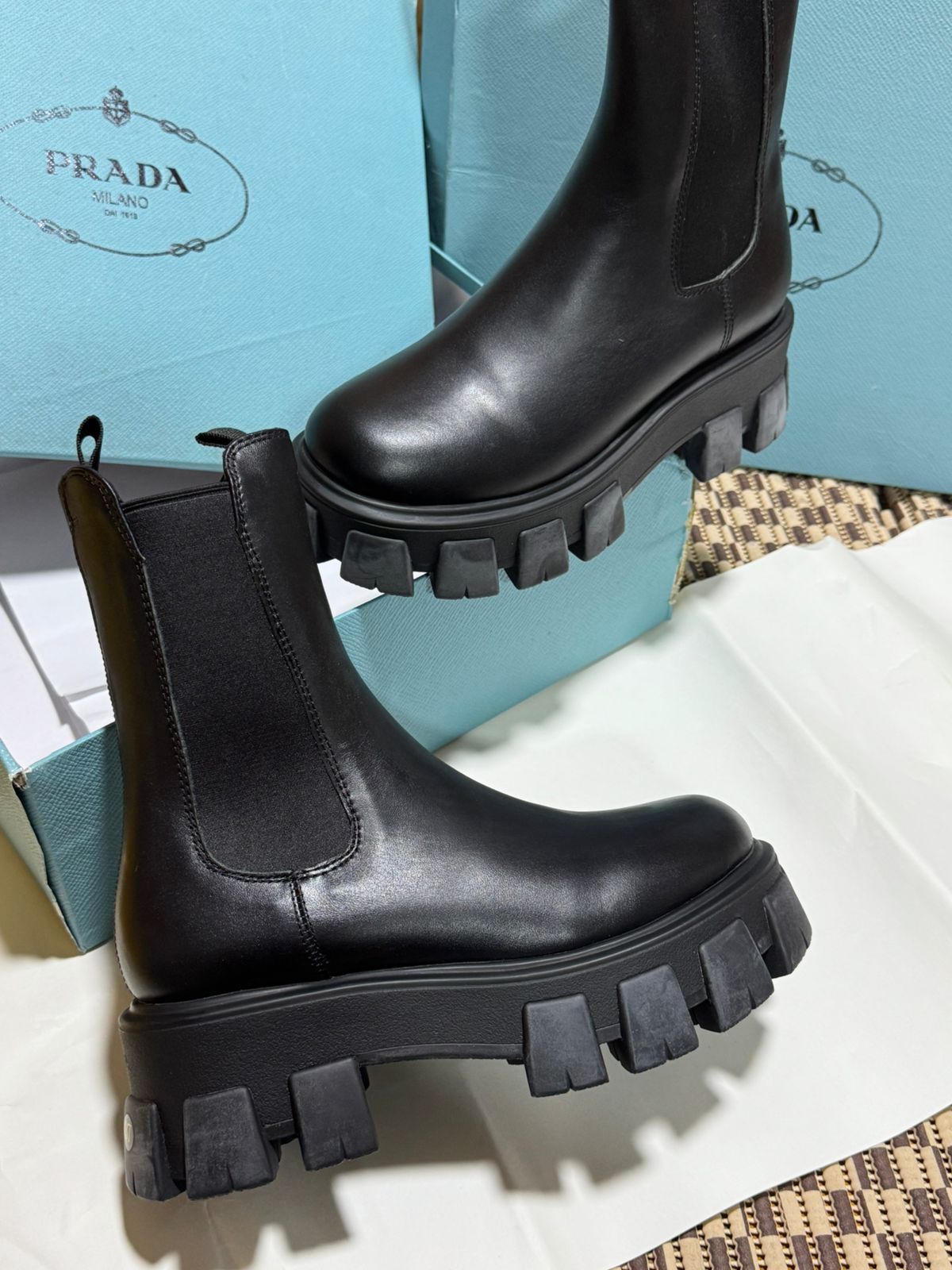 Bottine Prada en Vrai Cuir