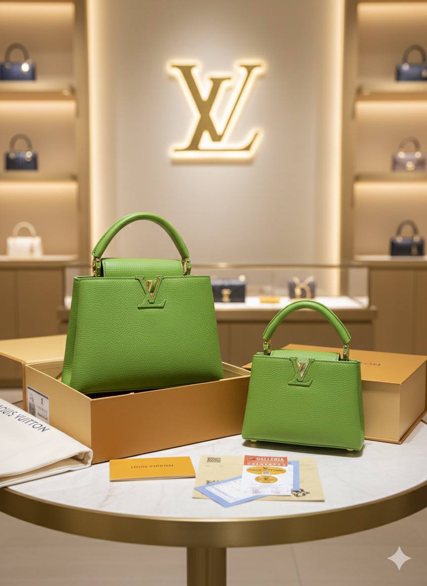 Sac Louis Vuitton Cappucine Cuir