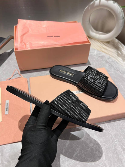 Sandale Miu Miu en Vrai Cuir