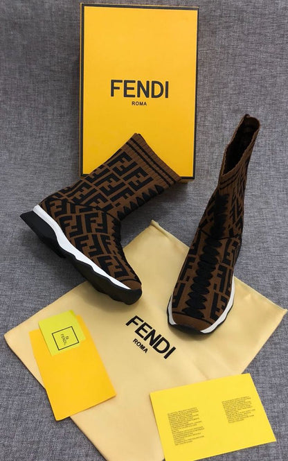 Bottine Chaussette Fendi