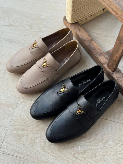 Chaussures Louis Vuitton en Vrai Cuir