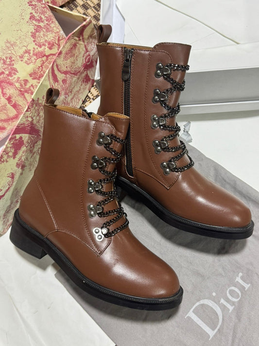 Bottine Christian Dior en Vrai Cuir