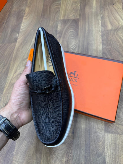 Mocassin en Vrai Cuir Hermès