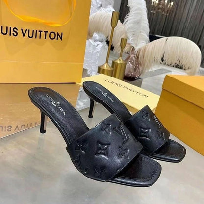 Sandale Louis Vuitton en Vrai Cuir à talon