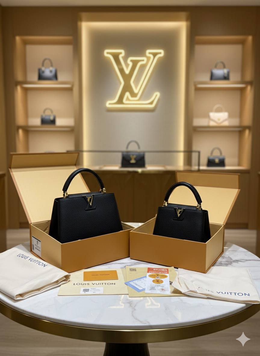 Sac Louis Vuitton Cappucine Cuir