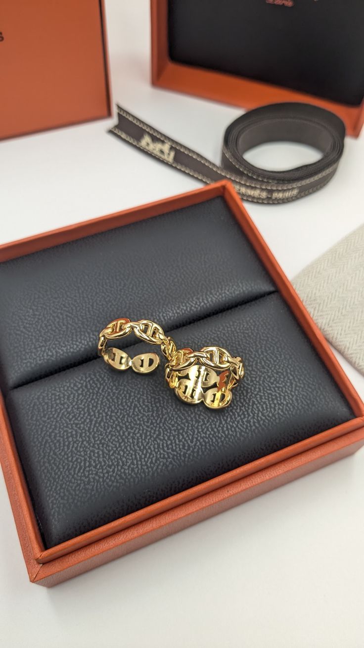 Bague de Luxe Hermès Inoxydable