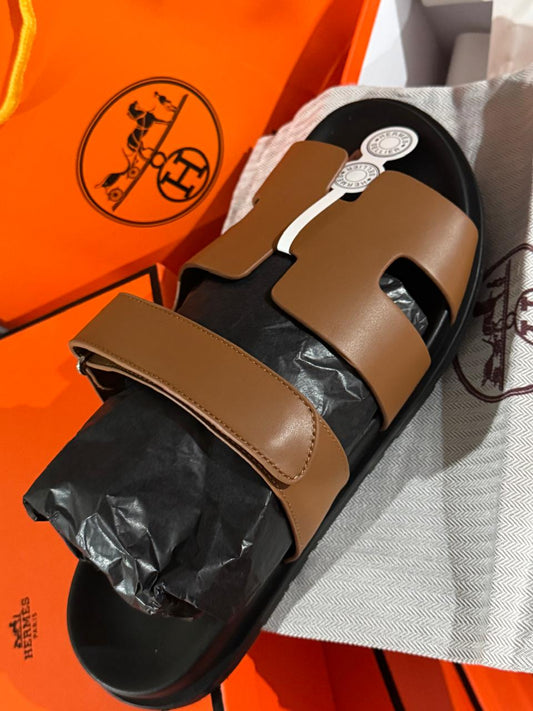 Sandale Chypre Hermès en Vrai Cuir
