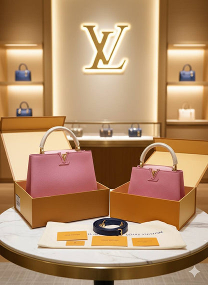 Sac Louis Vuitton Cappucine Cuir