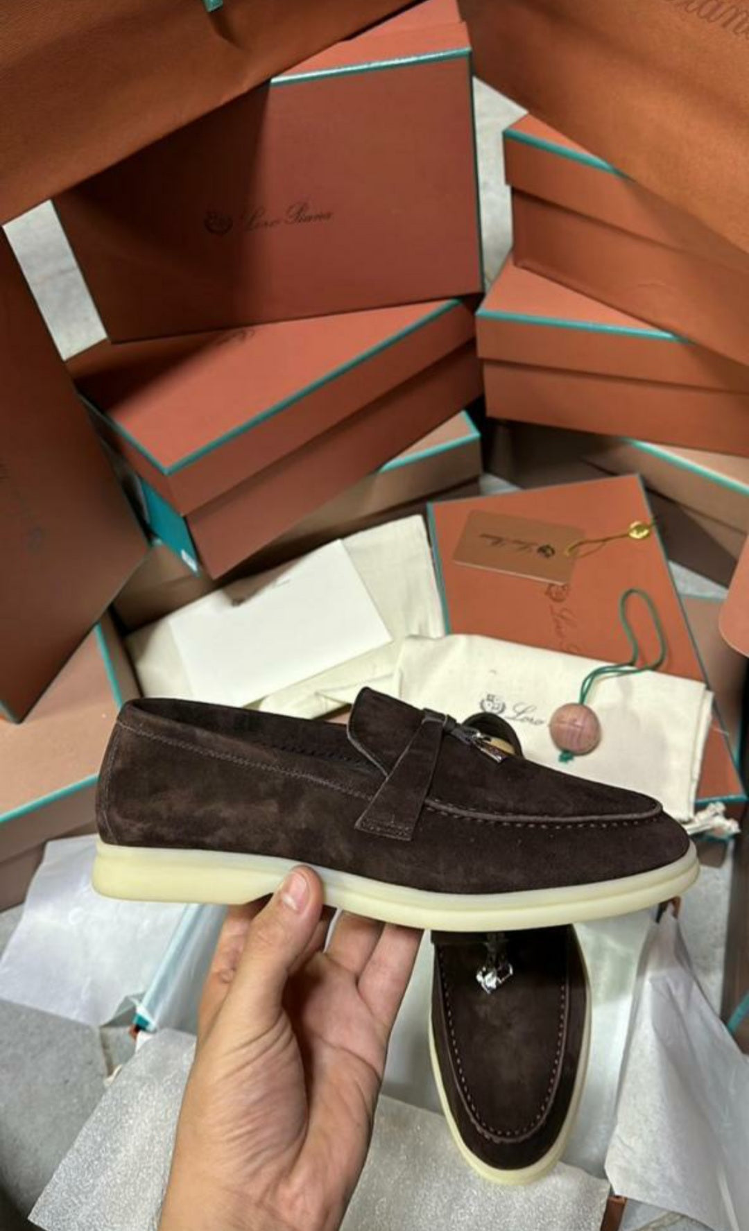 Mocassin Loro Piana Femme