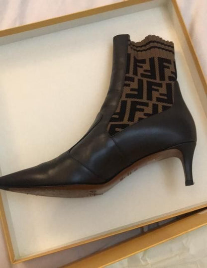 Bottine Fendi en Cuir
