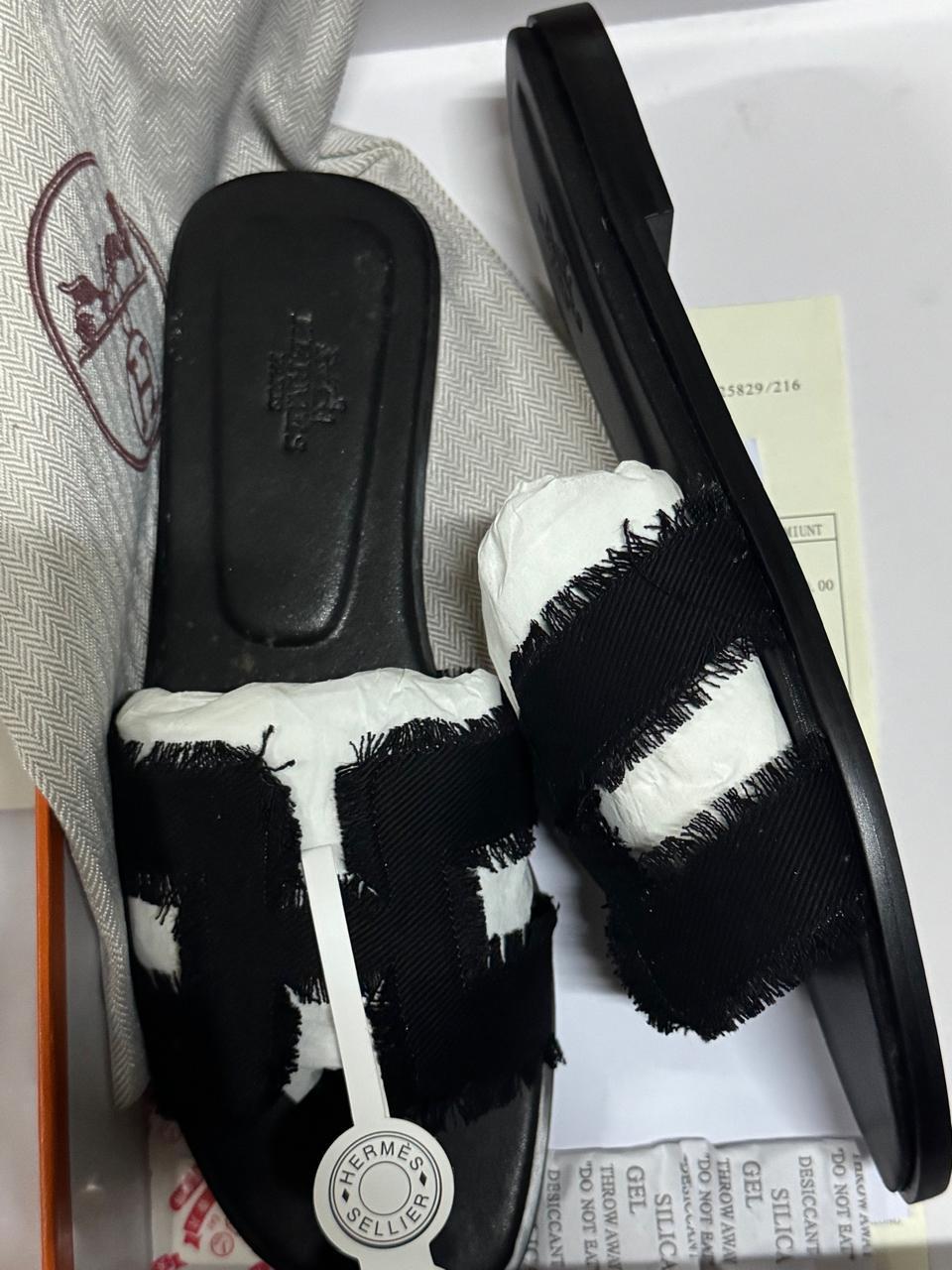 Sandale Hermès en Vrai Cuir