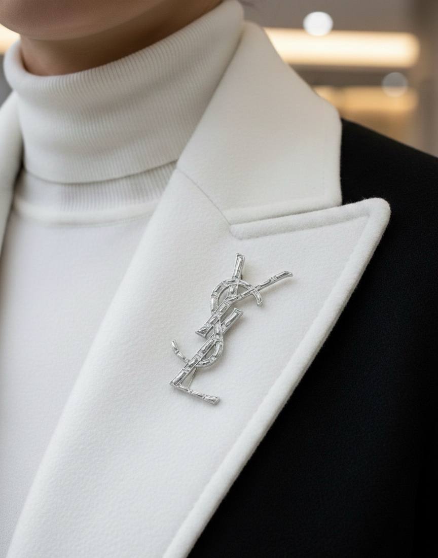 Broche Inoxydable Yves Saint Laurent