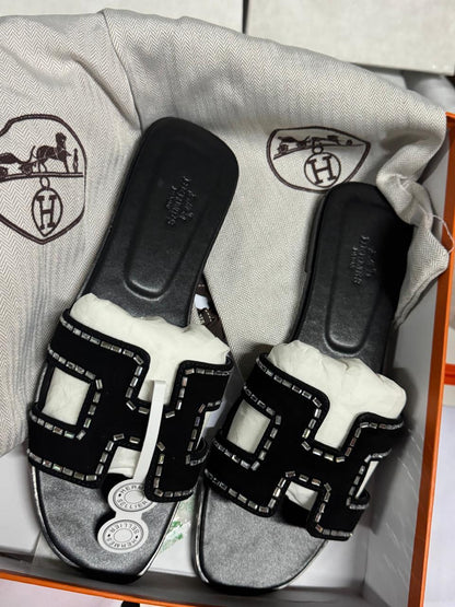 Sandale Hermès en Vrai Cuir