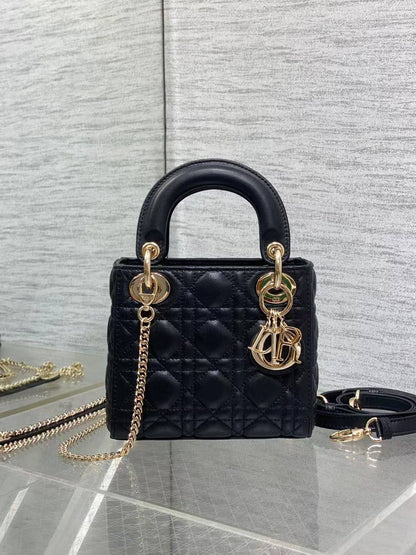 Sac Christian Dior Lady Dior en Vrai Cuir
