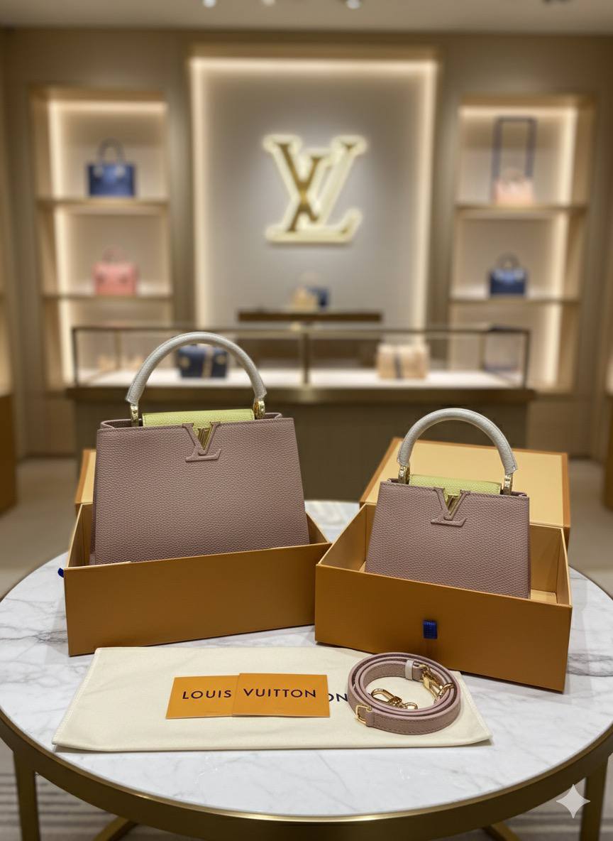 Sac Louis Vuitton Cappucine Cuir