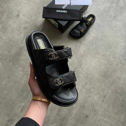 Mule Chanel en Cuir