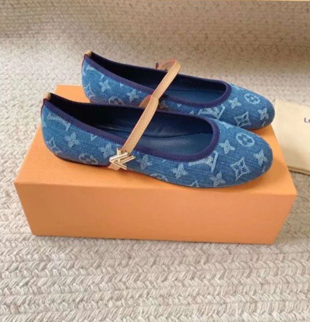 Ballerine Louis Vuitton en Cuir