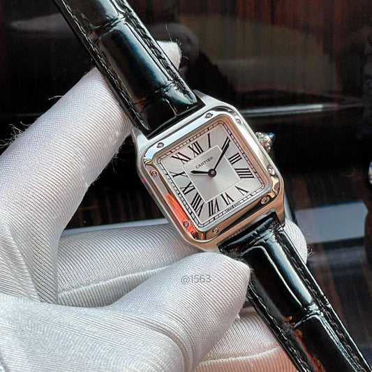 Montre Cartier Santos Dumont a Bracelet Cuir