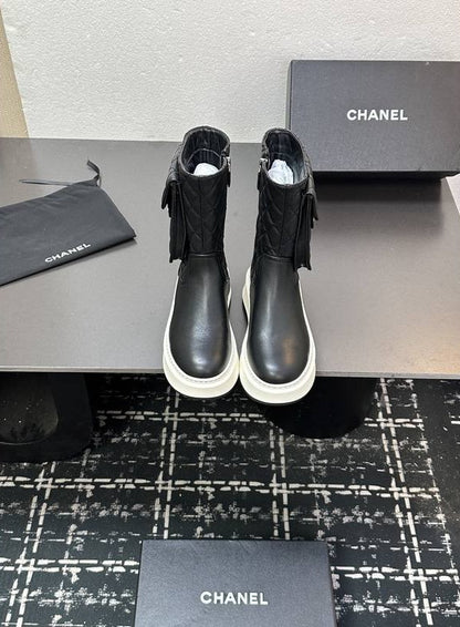 Bottine en Vrai Cuir Chanel