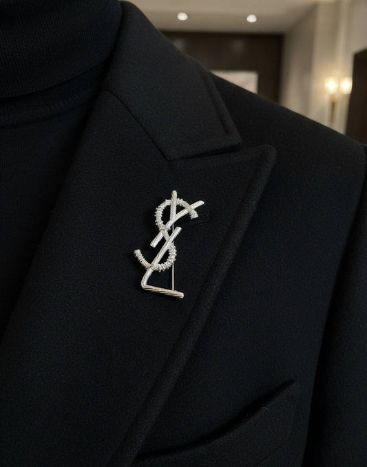 Broche de Luxe Inoxydable Yves Saint Laurent