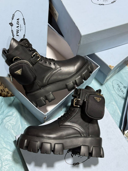 Bottine Prada en Cuir