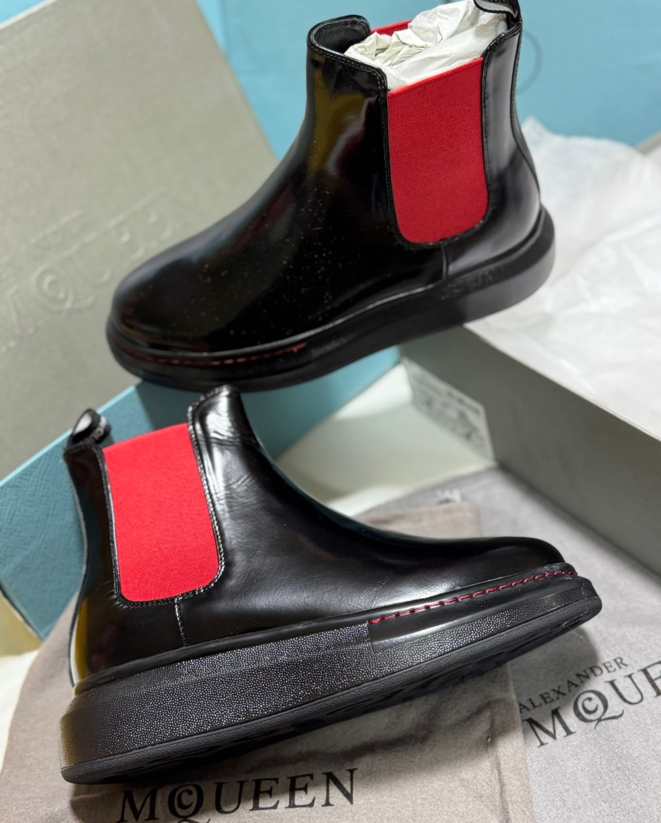 Bottine Alexander Mcqueen Cuir