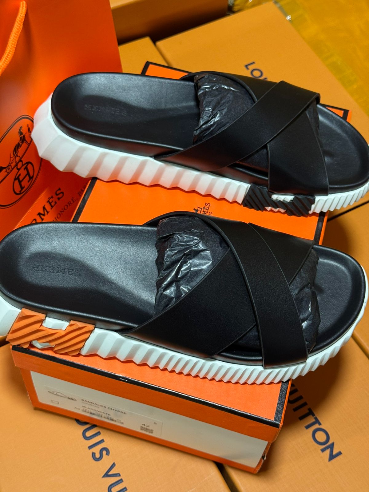 Sandale Hermès Cuir Homme