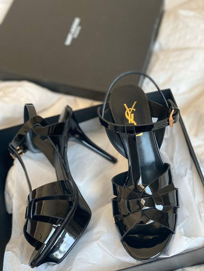 Sandale de Luxe Yves Saint Laurent Tribute  en Cuir