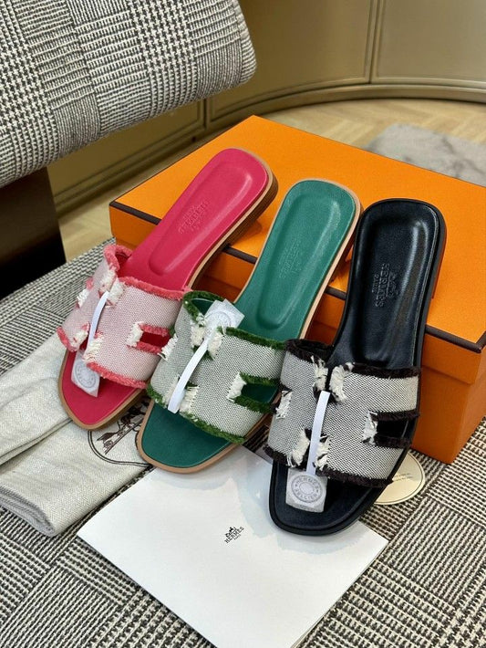 Sandale Hermès en Vrai Cuir