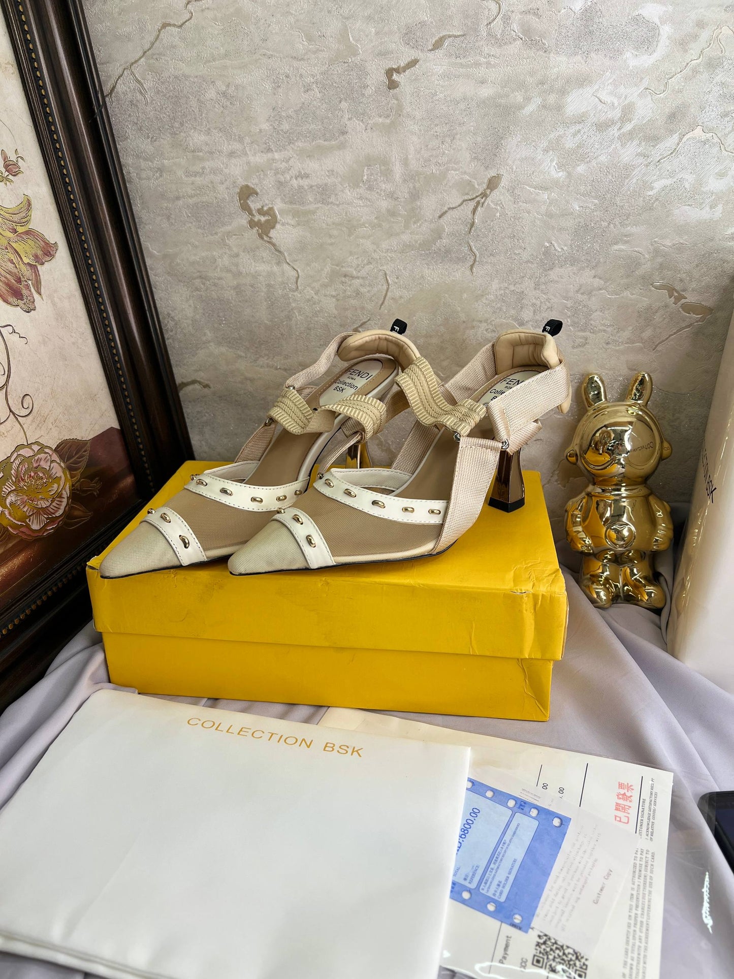 Sandale De Luxe Fendi en Couleurs