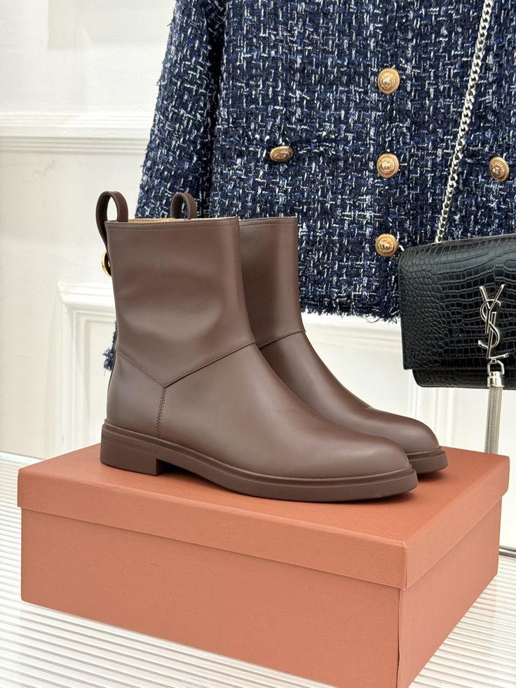 Bottine Loro Piana en Vrai Cuir