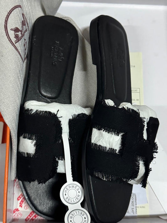 Sandale Hermès en Vrai Cuir