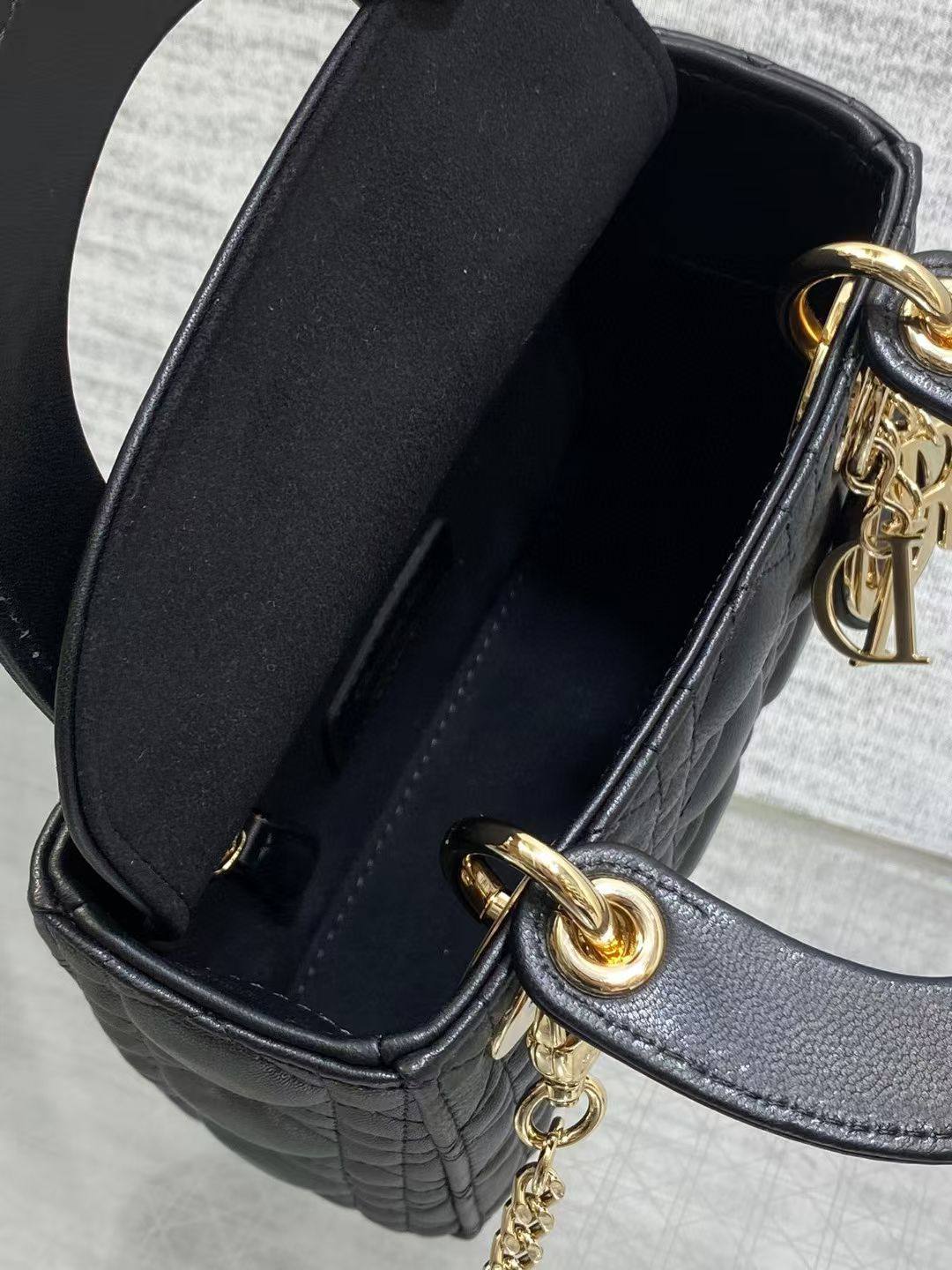 Sac Christian Dior Lady Dior en Vrai Cuir