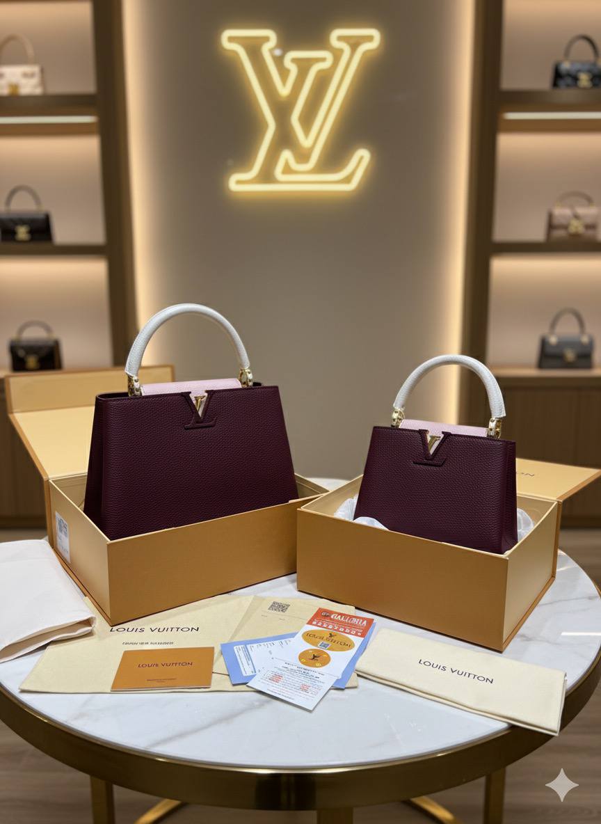 Sac Louis Vuitton Cappucine Cuir