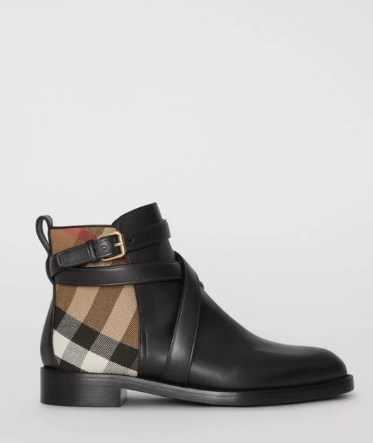Bottine Burberry en Vrai Cuir