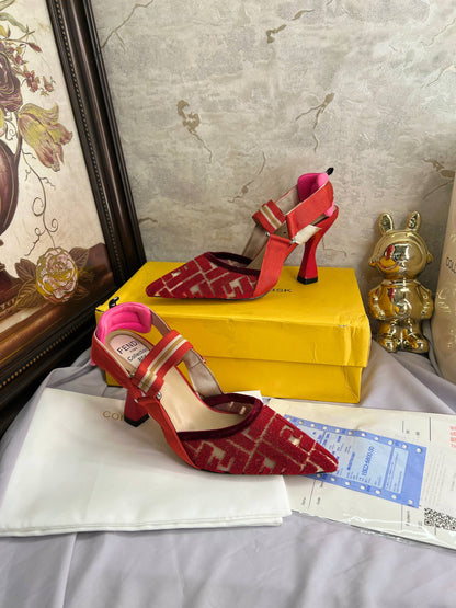 Sandale De Luxe Fendi en Couleurs