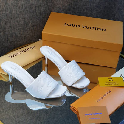 Sandale Louis Vuitton en Vrai Cuir à talon