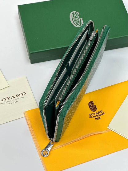 Porte feuille A Zipper Goyard en Couleurs