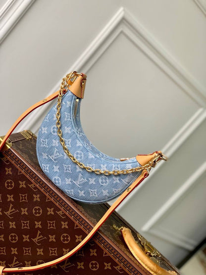 Sac en Cuir & Denim jean Louis Vuitton Monogram