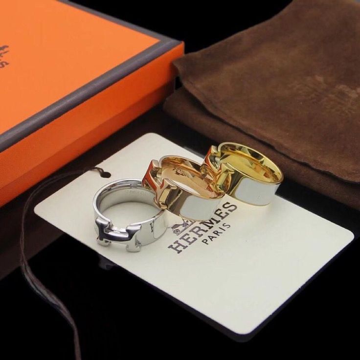 Bague Hermès en Acier Inoxydable