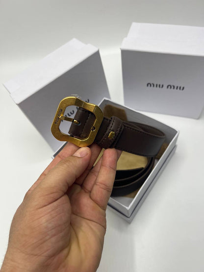 Ceinture Miu Miu a boucle Carré