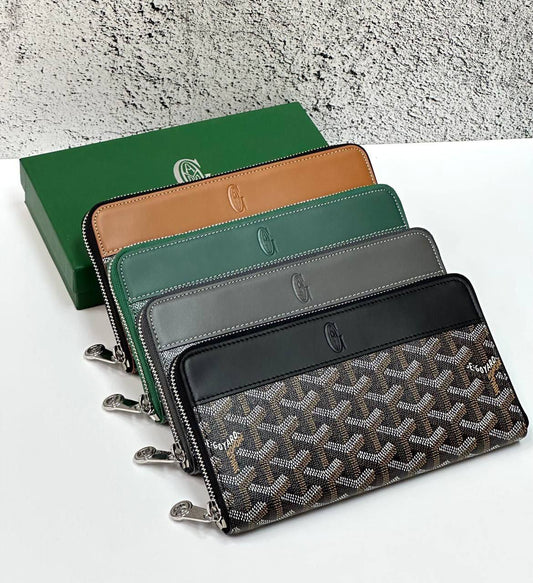 Porte feuille A Zipper Goyard en Couleurs