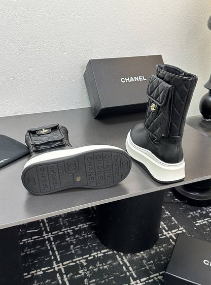 Bottine en Vrai Cuir Chanel
