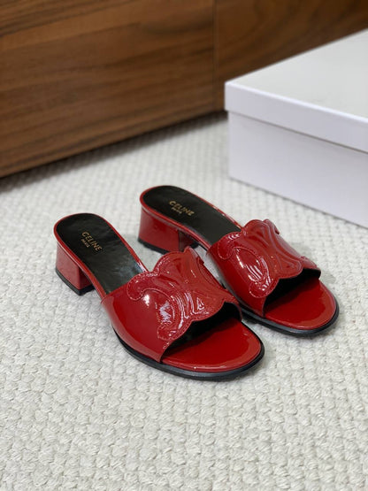 Sandale Cèline en Cuir Demi tallon