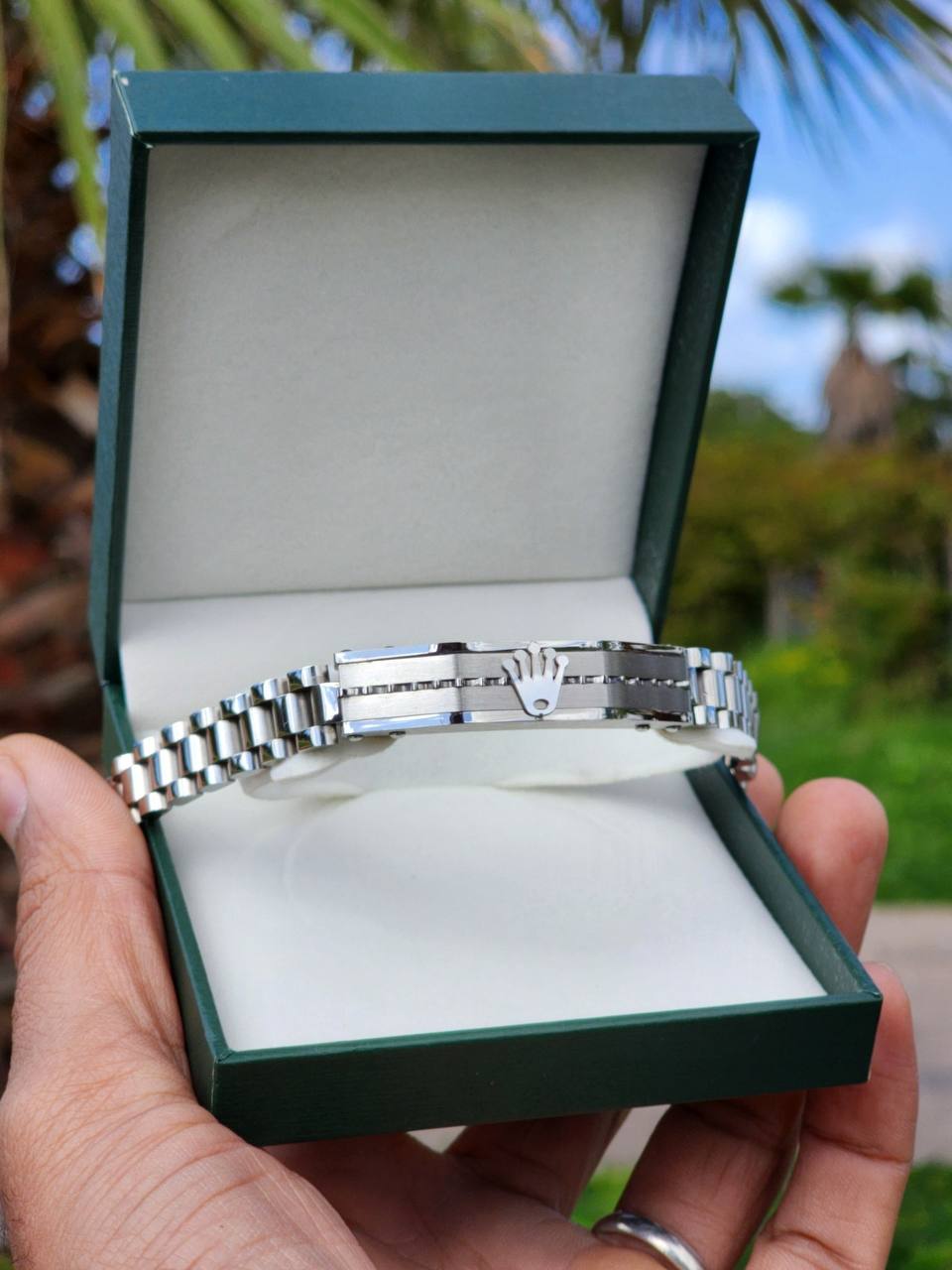 Bracelet Rolex en Acier Inoxydable