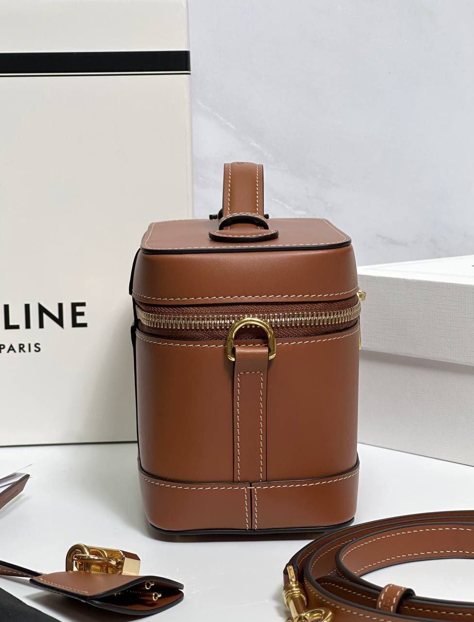 Sac Vanity Cèline En Camel